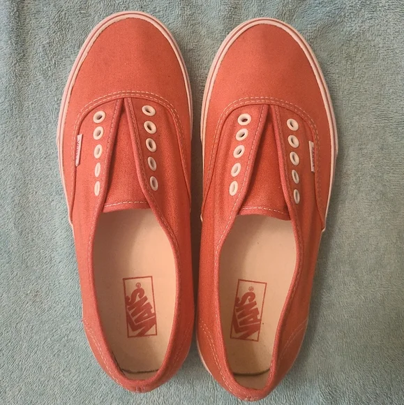 Vans Shoes Vans Lo Pro Canvas Men Sz 9 Woman Sz 5 Coral Orange